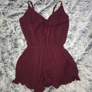 Maroon romper